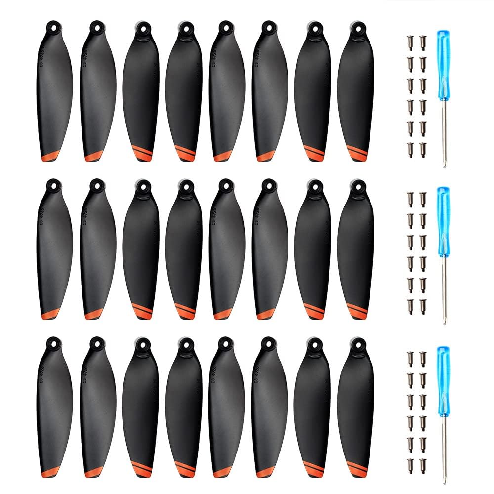 24 Pcs Mini 2 Propellers Low-Noise Replacement Propellers for DJI Mini 2/Mini 2 SE/Mini SE/Mini 4K Drone Quick-Release Blades Props Accessories