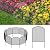 Skcoipsra Decorative Garden Fence 10 Pack, 24in(H) x 10.8ft(L) Animal Barrier Fence, Rustproof Metal Fencing for Yard, Dog Rabbits Wire Section Garden Edging Border for Yard Patio Garden, Arched