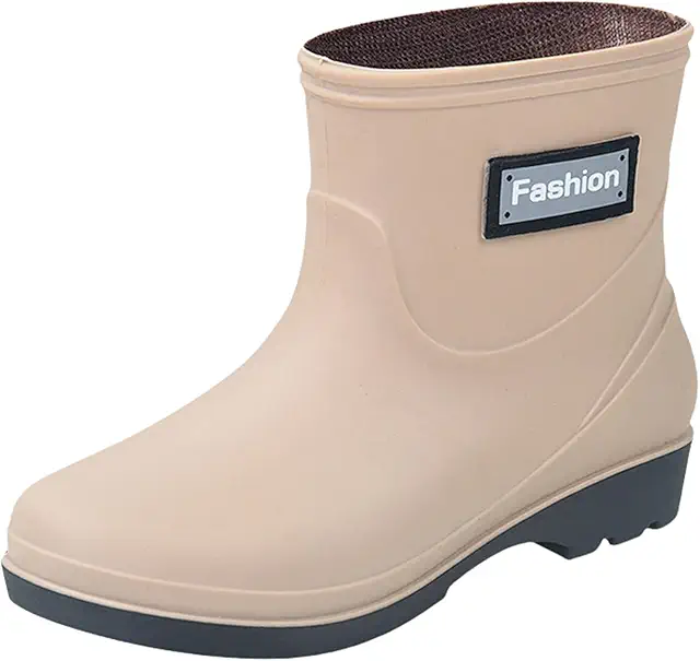 Bottes femme semelles épaisses imperméables antidérapantes pour extérieur