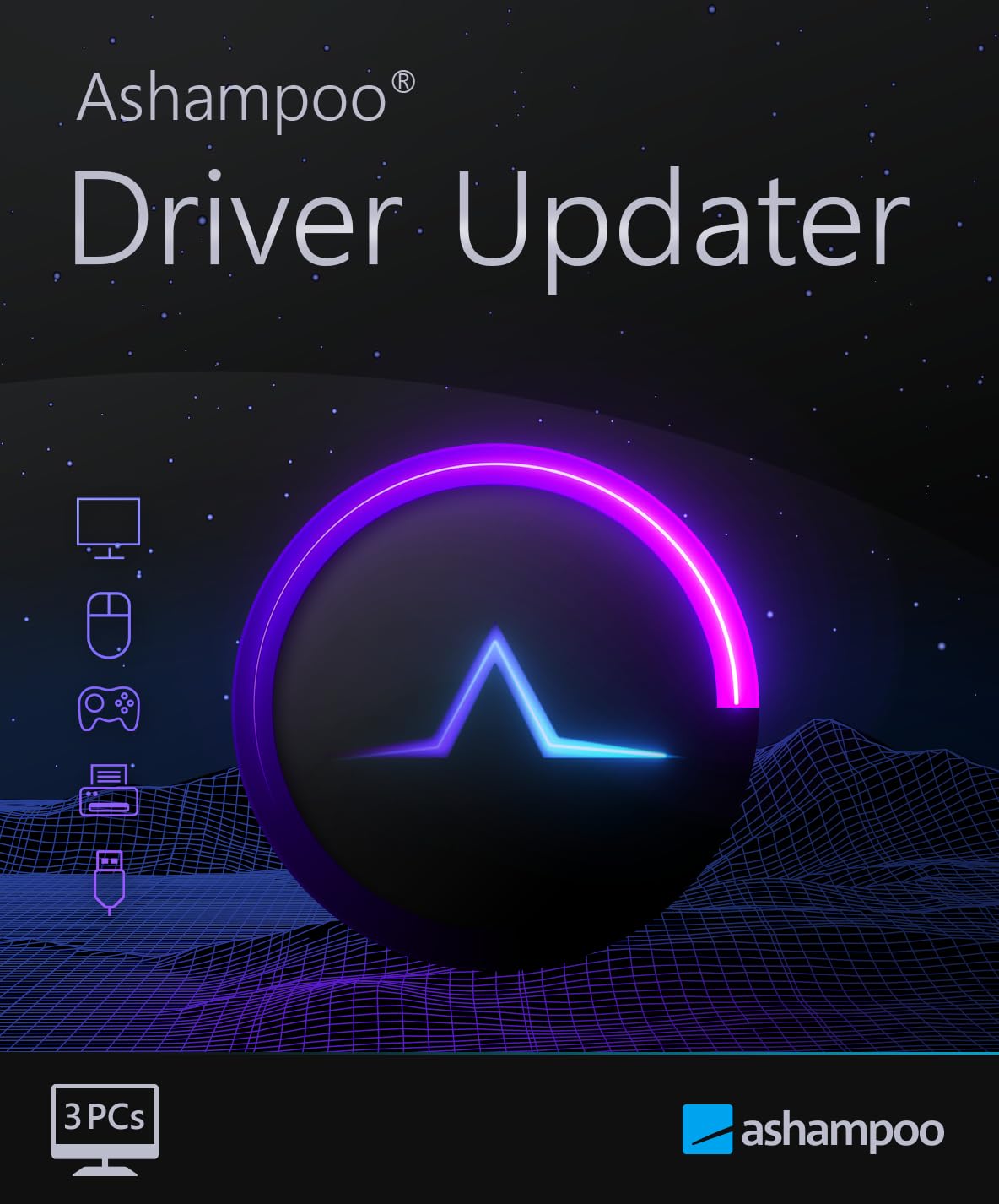 Ashampoo Driver Updater – Treiber automatisch aktualisieren & Systemleistung optimieren | 1 Gerät | 1 Benutzer | PC-Aktivierungscode per Product Key Card
