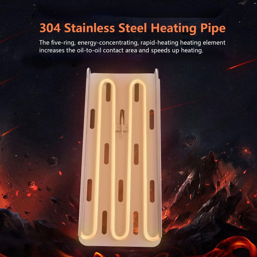 AIZYR 12L Commercial Deep Fryer, Electric Deep Fryer with Temperature Control Frying Machine for Fried Chicken, Shrimp, French Fries