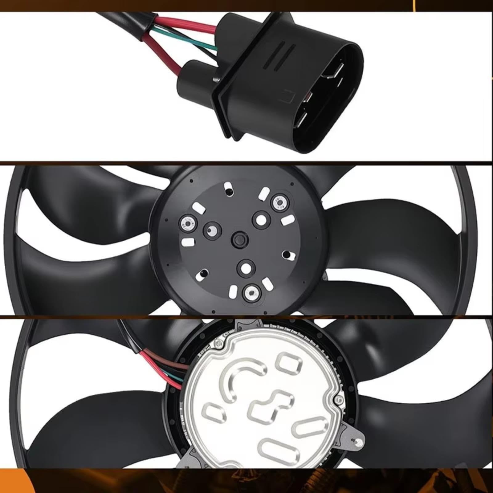 Ventilador Para Motor De Coche Ventilador Refrigeración Radiador Motor