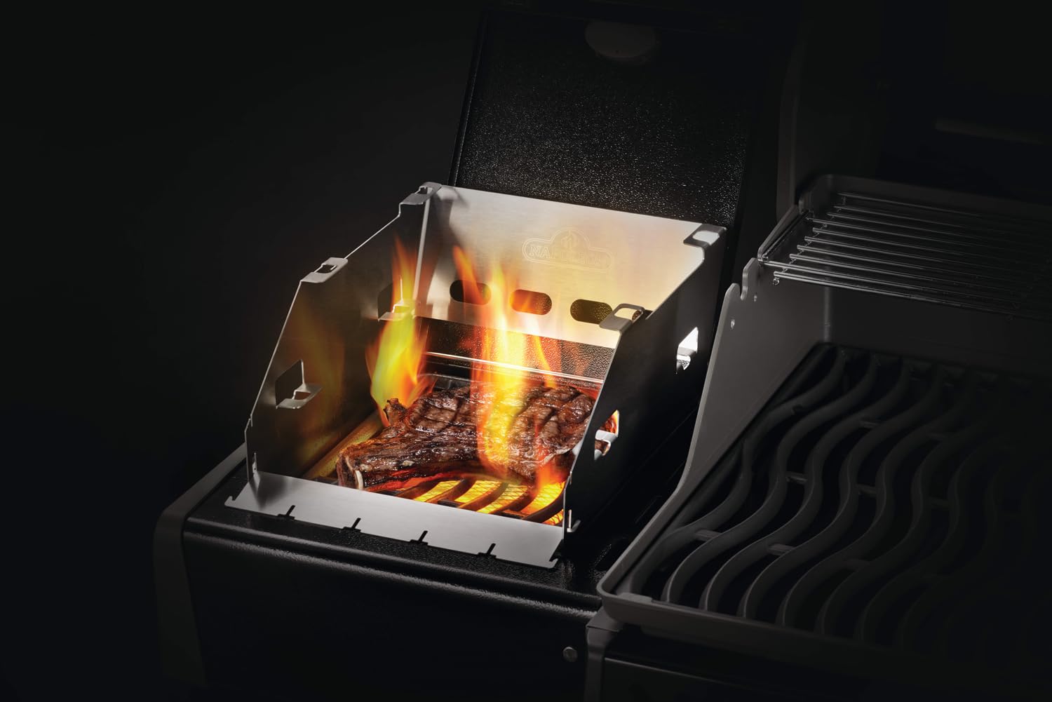 Napoleon 71302 Windschutz Sizzle Zone für RXT Serie, Silber