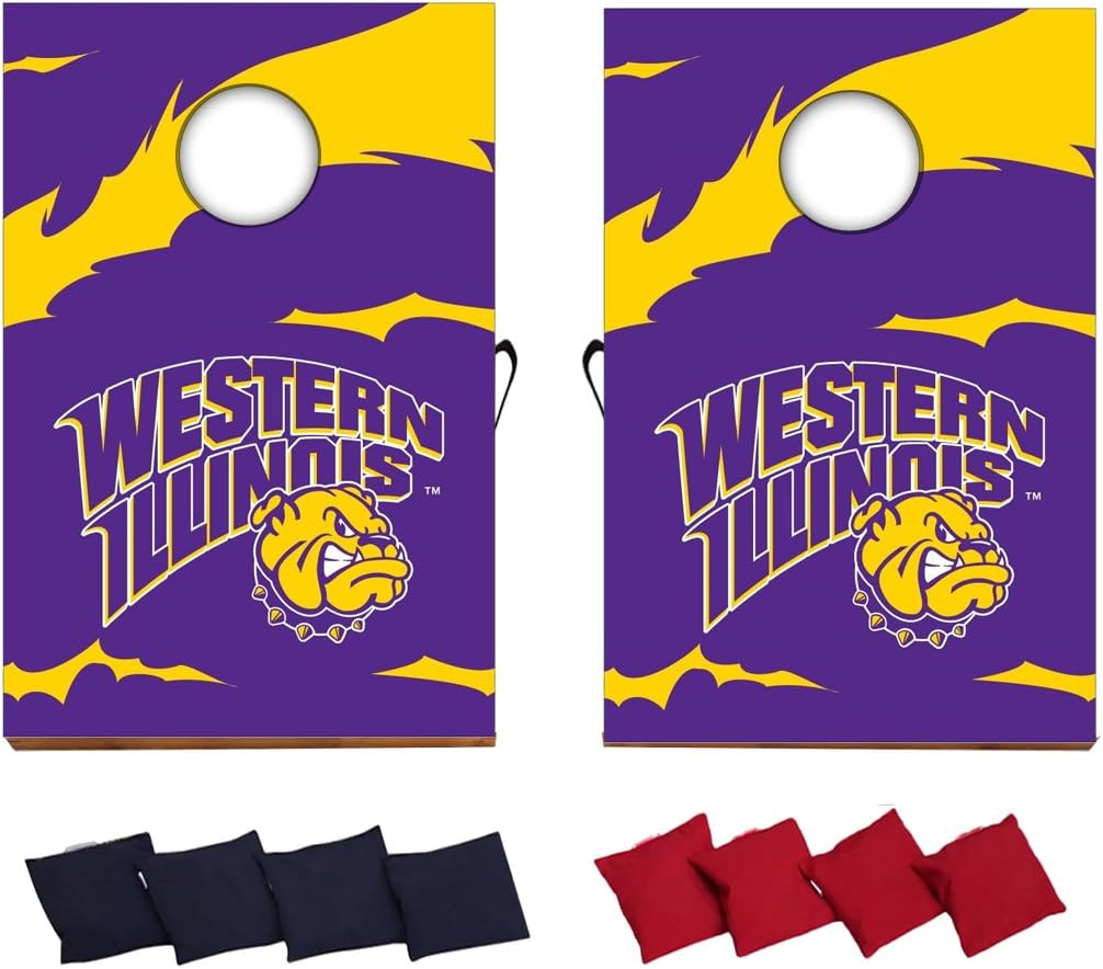 VictoryStore Gift Games - Western Illinois University Corn Hole Bag Toss Game