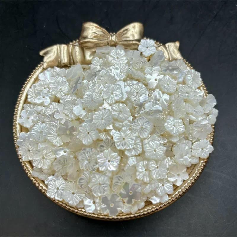 Venta al por mayor de cuentas de concha natural blancas para hacer joyas, manualidades, pulseras, collares, pendientes, accesorios personalizables, 18 mm, 10 unidades