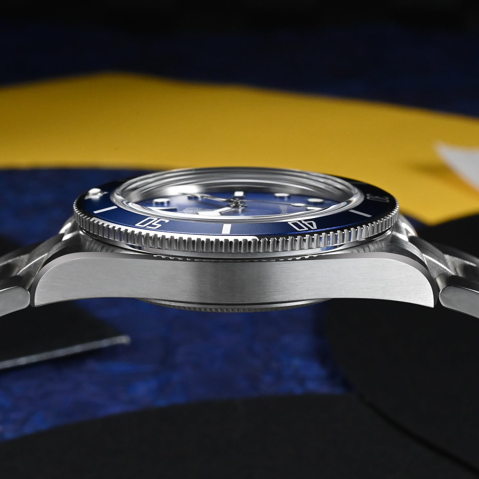 watchdives Quarzuhren WD7922 BB54, Herrenuhr 37 mm Saphirglas Luxus Armbanduhr 20 Bar Taucheruhren für Männer