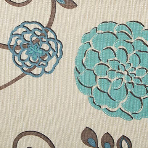 Christopher Knight Home Breanna Fabric Storage Ottoman, White And Blue Floral #TOP7