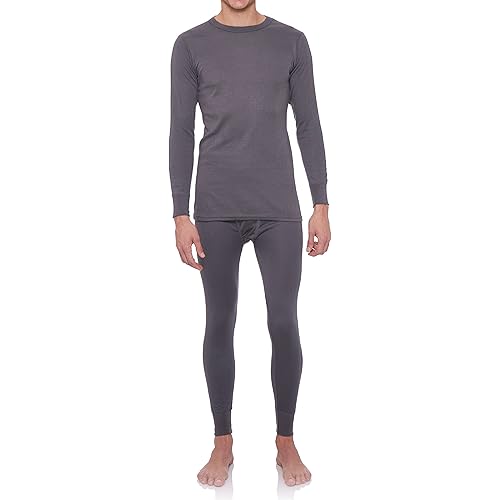Rocky Thermal Underwear For Men (Thermal Long Johns Set) Shirt & Pants, Base Layer w/ Leggings/Bottoms Ski/Extreme Cold