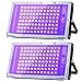 Glostars 100W LED UV Schwarzlicht Strahler, Schwarzlichtlampe, IP66 Wasserdicht, 395-400nm UV Partylicht mit Schalter für Bar, Partyzubehör, Schwarzlicht Deko, Bühnenbeleuchtung (2 Packung MI 4 günstig Kaufen-Glostars 100W LED UV Schwarzlicht Strahler, Schwarzlichtlampe, IP66 Wasserdicht, 395-400nm UV Partylicht mit Schalter für Bar, Partyzubehör, Schwarzlicht Deko, Bühnenbeleuchtung (2 Packung