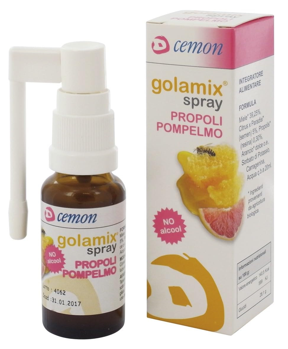 Integratore alimentare GOLAMIX spray propoli e pompelmo