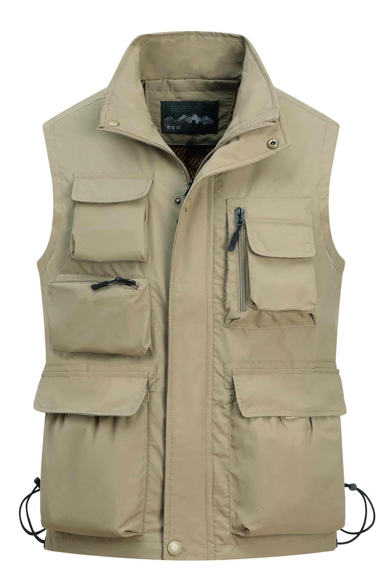 Uomo Gilet Pesca All'aperto Multi-Tasca Gilet Leggero Panciotto da Sportivo Giubbotto Casual Traspirante Senza Maniche Caccia Campeggio Gilet da Trekking e Attività
