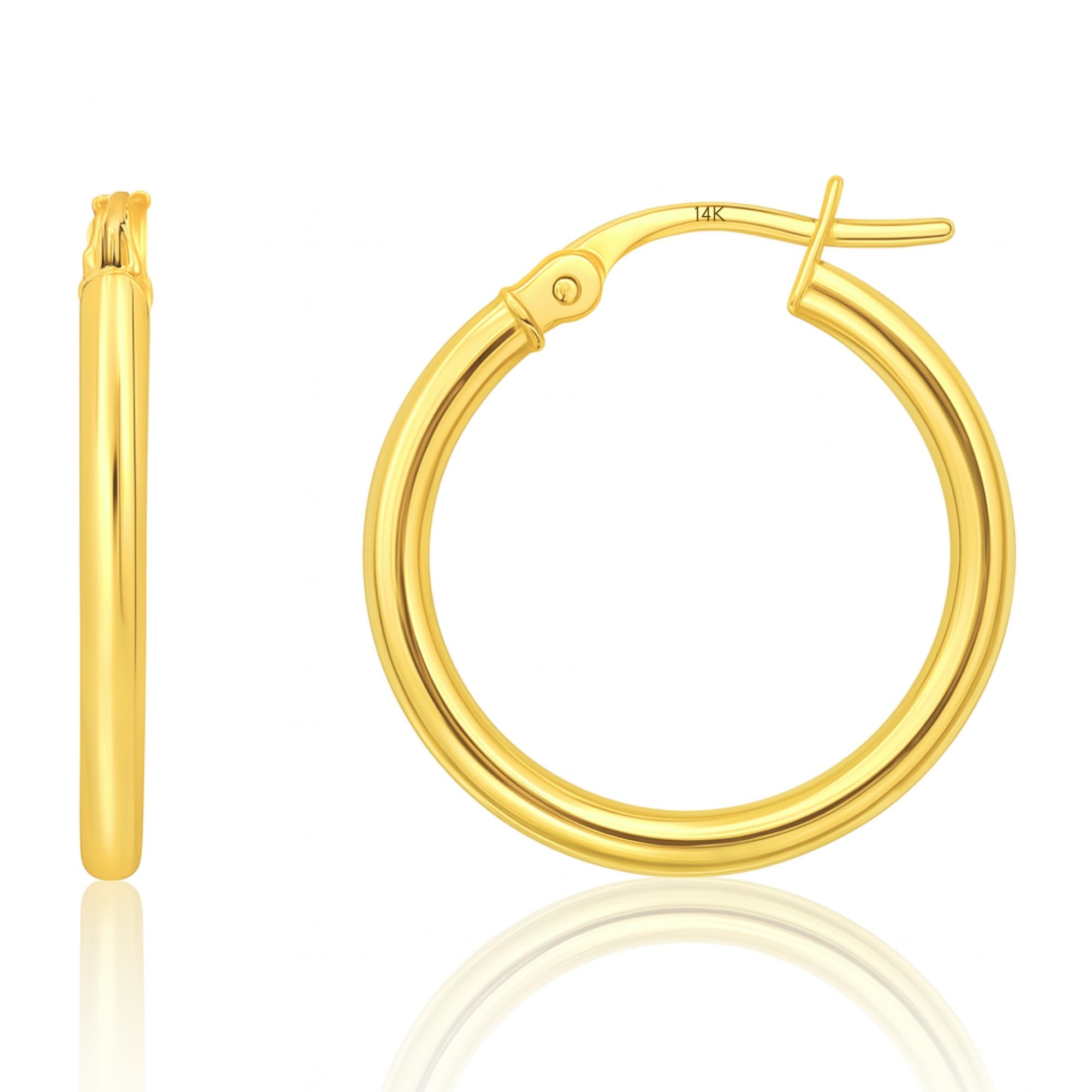 MAX + STONE Gold Hoop Earrings