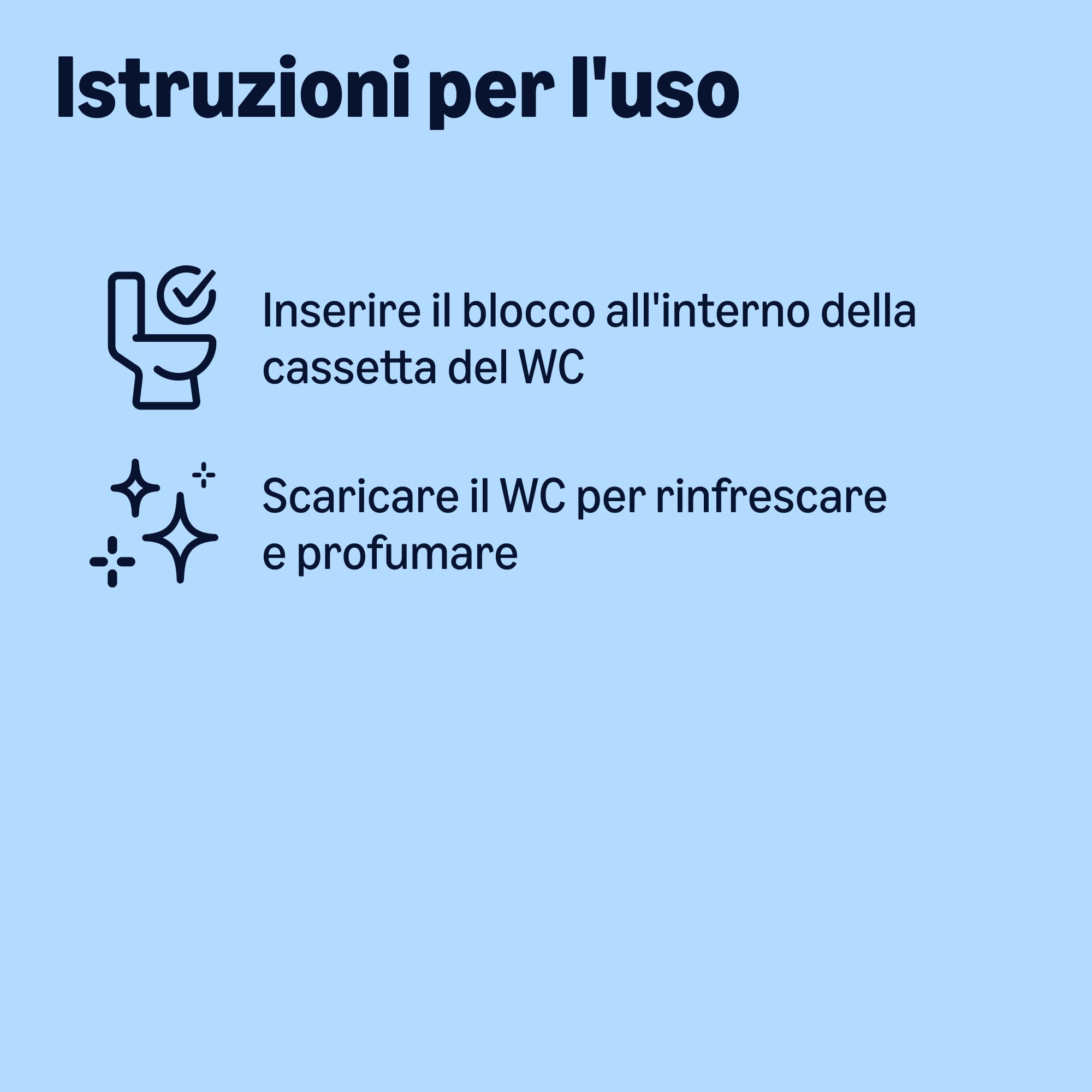 by Amazon Blocco per cassetta WC, 1 pezzo, colore: blu