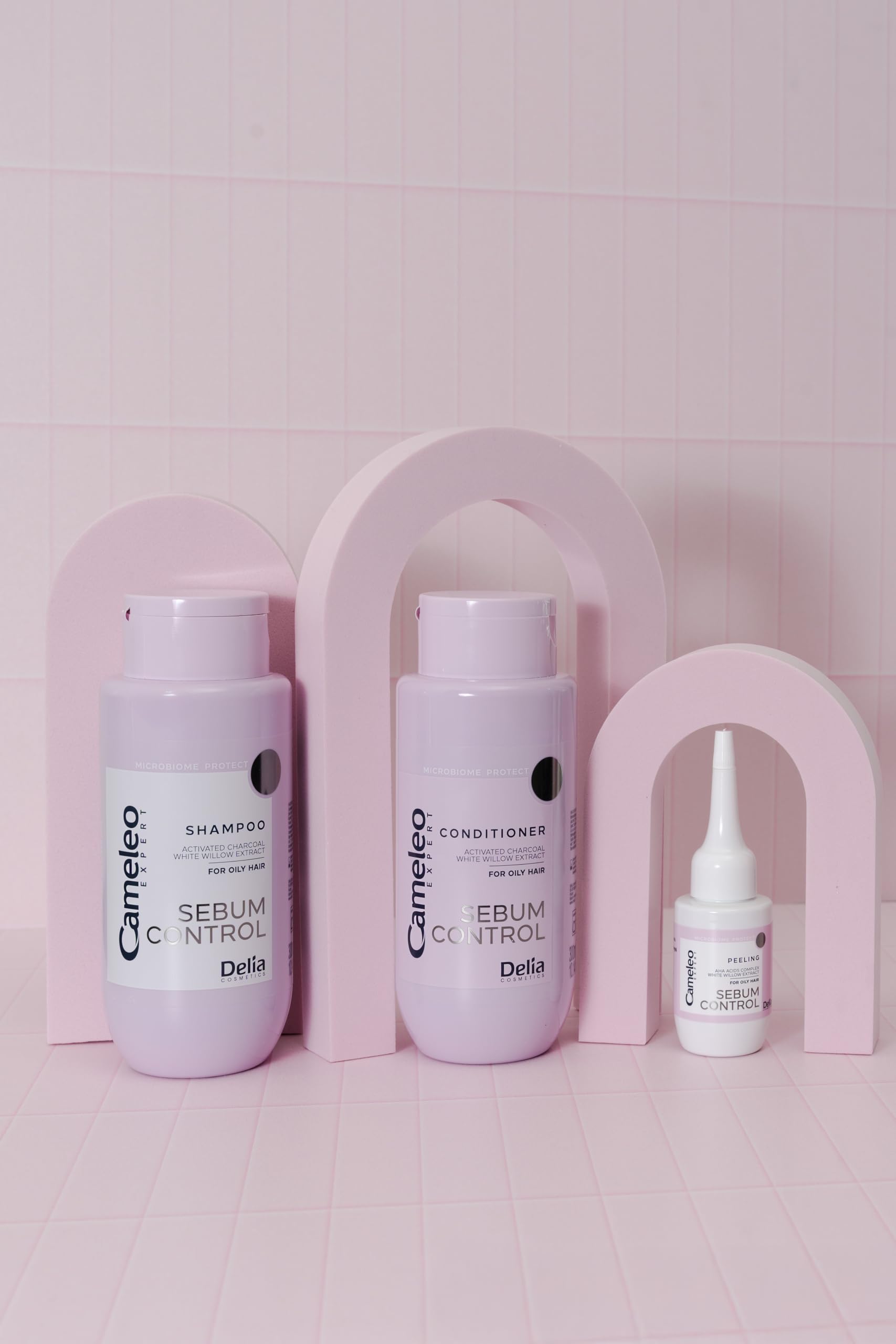 Cameleo Expert Sebum Control – peeling skóry głowy – głęboki środek czyszczący, reguluje sebum, przygotowuje skórę do pielęgnacji – kompleks AHA i ekstrakt z wierzby białej – 300 ml