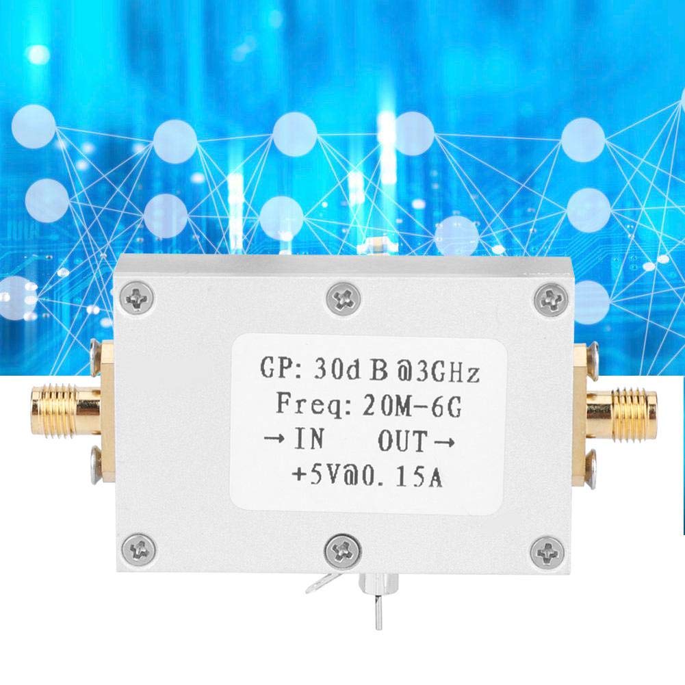 Amplificateur de signal RF à large bande à faible bruit 20M-6GHz 30dB, module de carte d'amplificateur de puissance 5V LNA, composants électriques