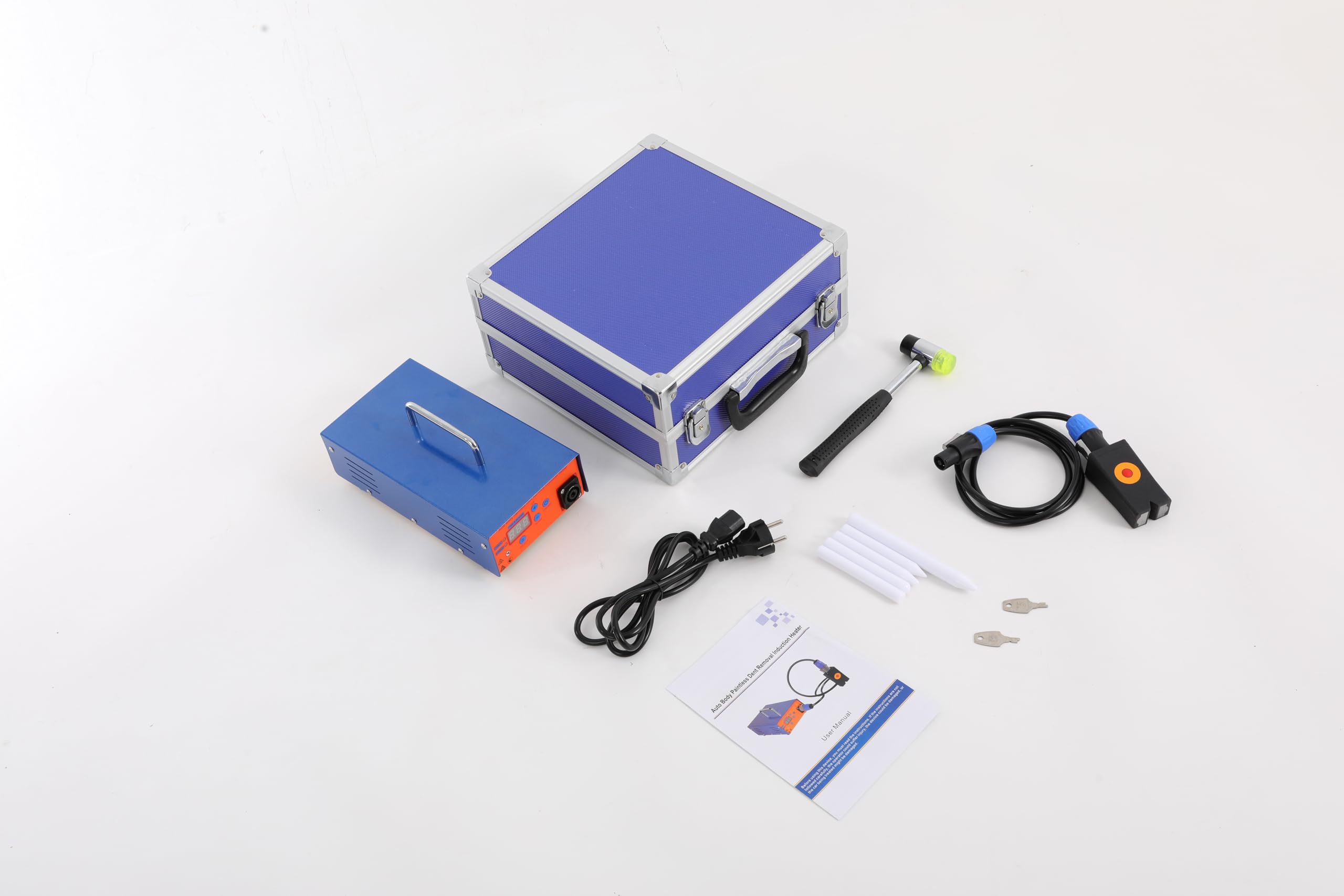 1000W Induktionsheizgerät Auto Beulen Reparatur Set | Induction Heater Maschinen Zusammenbruch Reparaturset Auto Paintless Repair Reparaturwerkzeug
