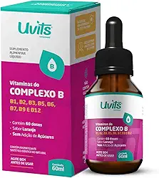 Vitamina Complexo B 60ml com 60 Doses - Uvits