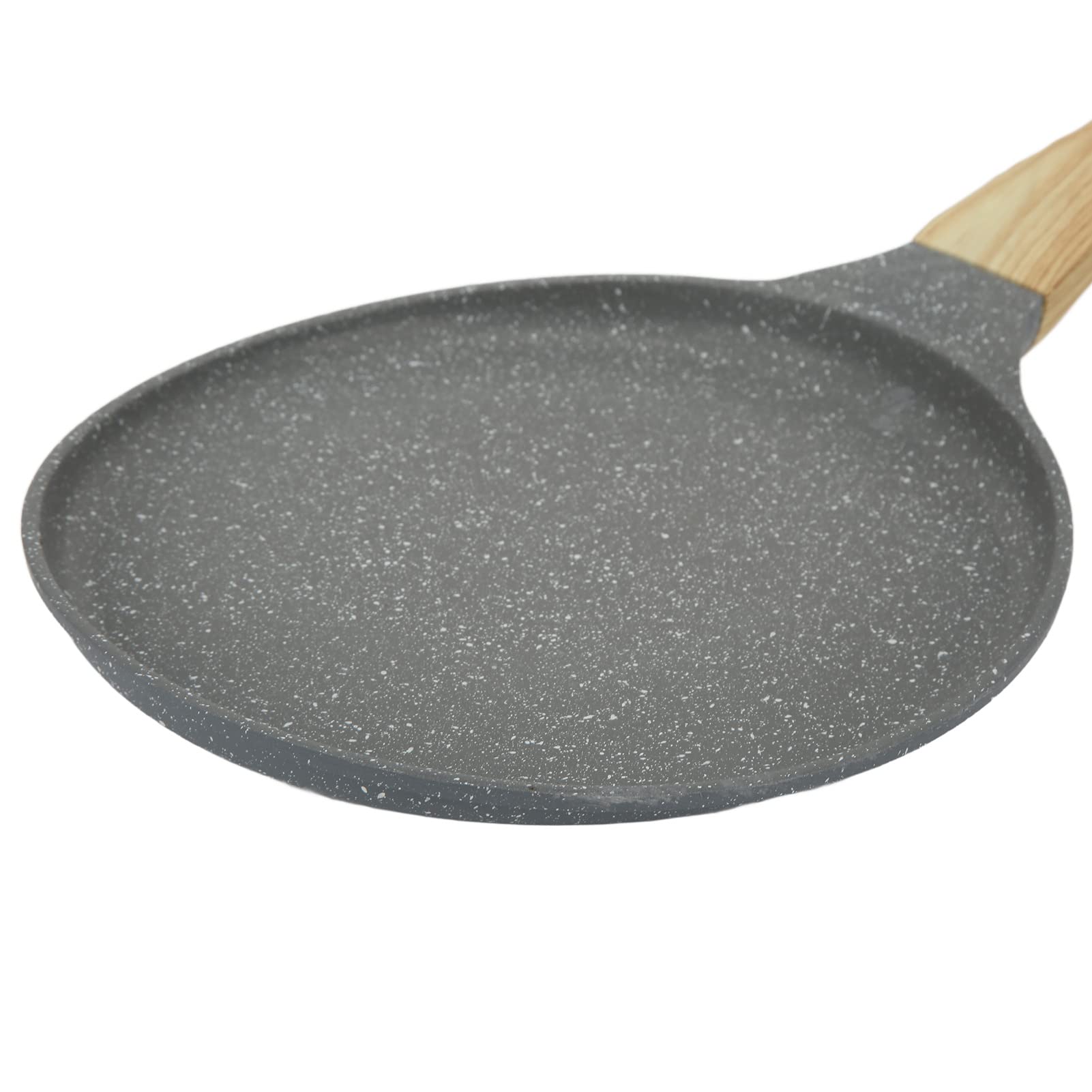 Cocoarm Padella, Padella per Pancake in Lega di Alluminio con Fondo Piatto e Manico, Antiaderente per Riscaldamento Uniforme per Uova Bistecca Pancetta Frittata Pancake Uso Domestico in (24 cm)