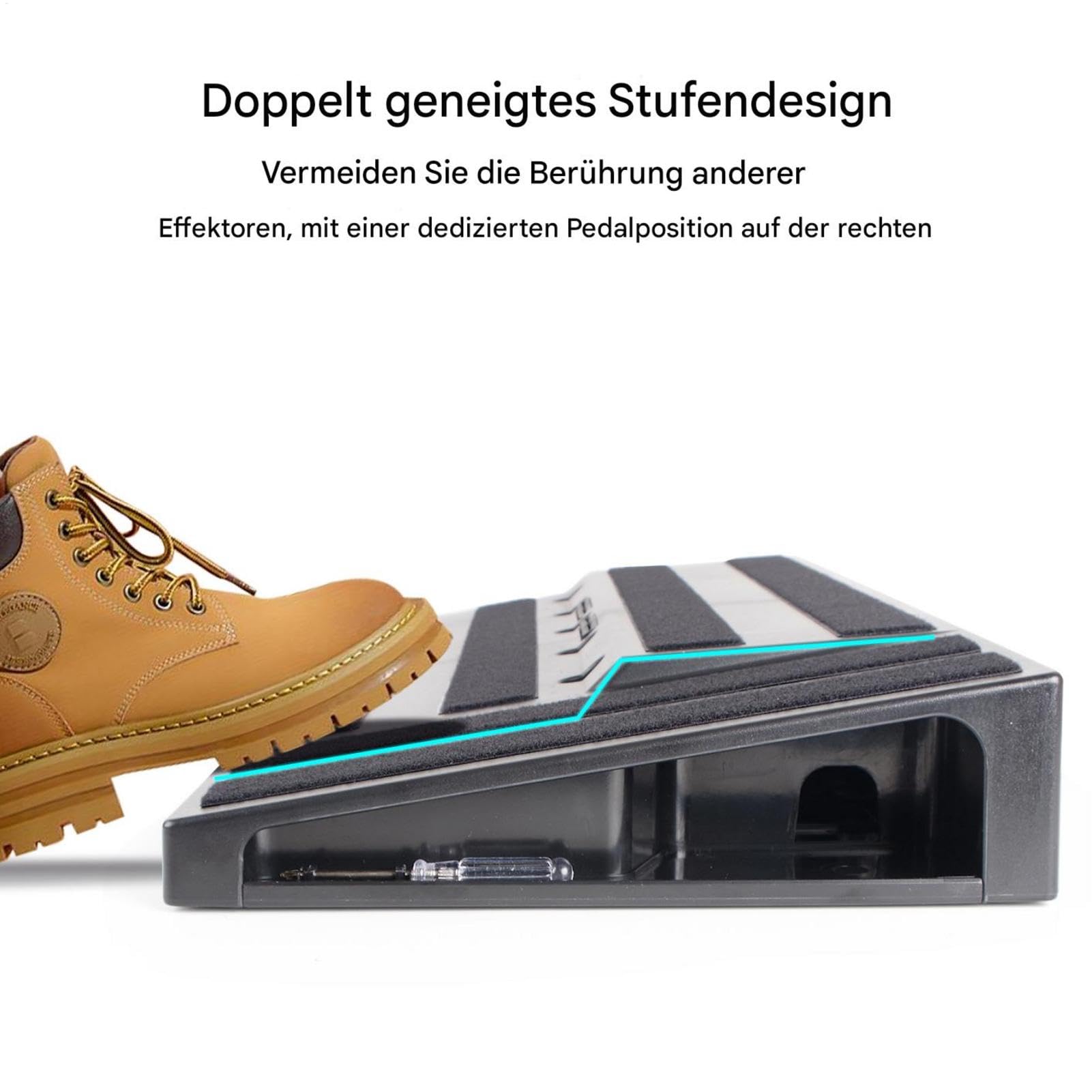 Effekt -Pedalboard, Bass Pedal Board Starke tragende Effektplatten | Wear-resistente Basszubehör Pedal Rack für die Aufnahme der Leistungsproben