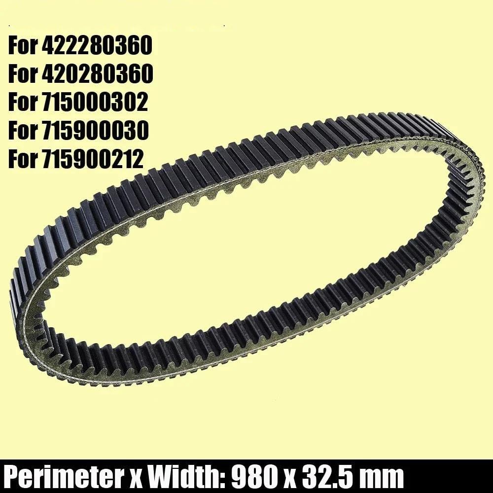 correa transmisión goma Correa De Transmisión Para Outlander 500 570 650 800 1000 Para Max L XT Para Renegade Para Commander Para Maverick 422280364 422280360 Correa alternadora Dentadas