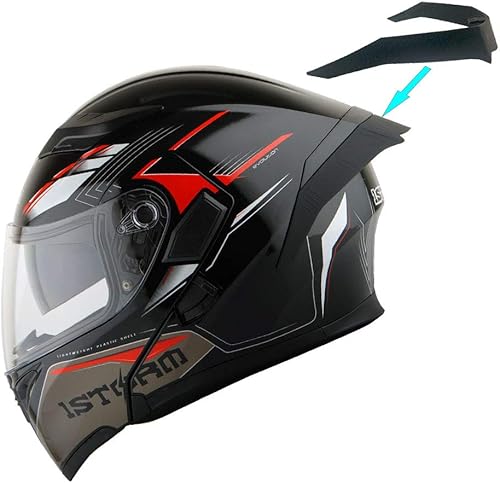 Miniatura 5 de 1Storm Casco modular de cara completa para motocicleta con doble visera abatible, protector solar HB89
