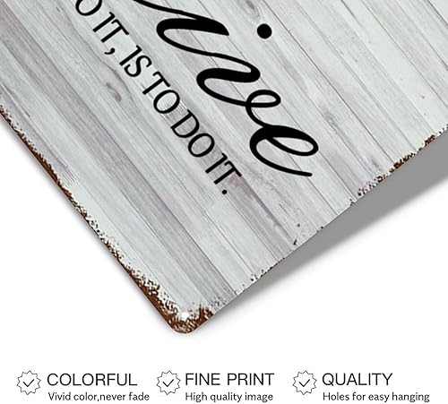 Vista 17 de LUIJORGY Letrero de metal con letras familiares con texto en inglés «The Mountains Are Calling And I Must Go», letrero de aluminio vintage