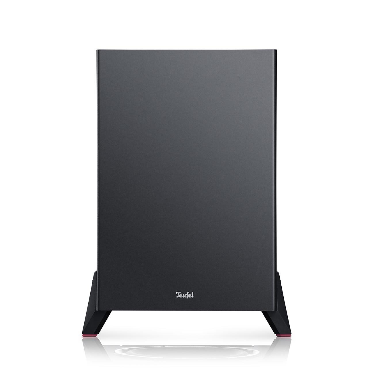 Teufel T 10 Aktiv-Subwoofer Frontfire- oder Downfire-Subwoofer, 150 Watt, Tieftöner 250 mm, Bassreflex, Musik Heimkino - schwarz
