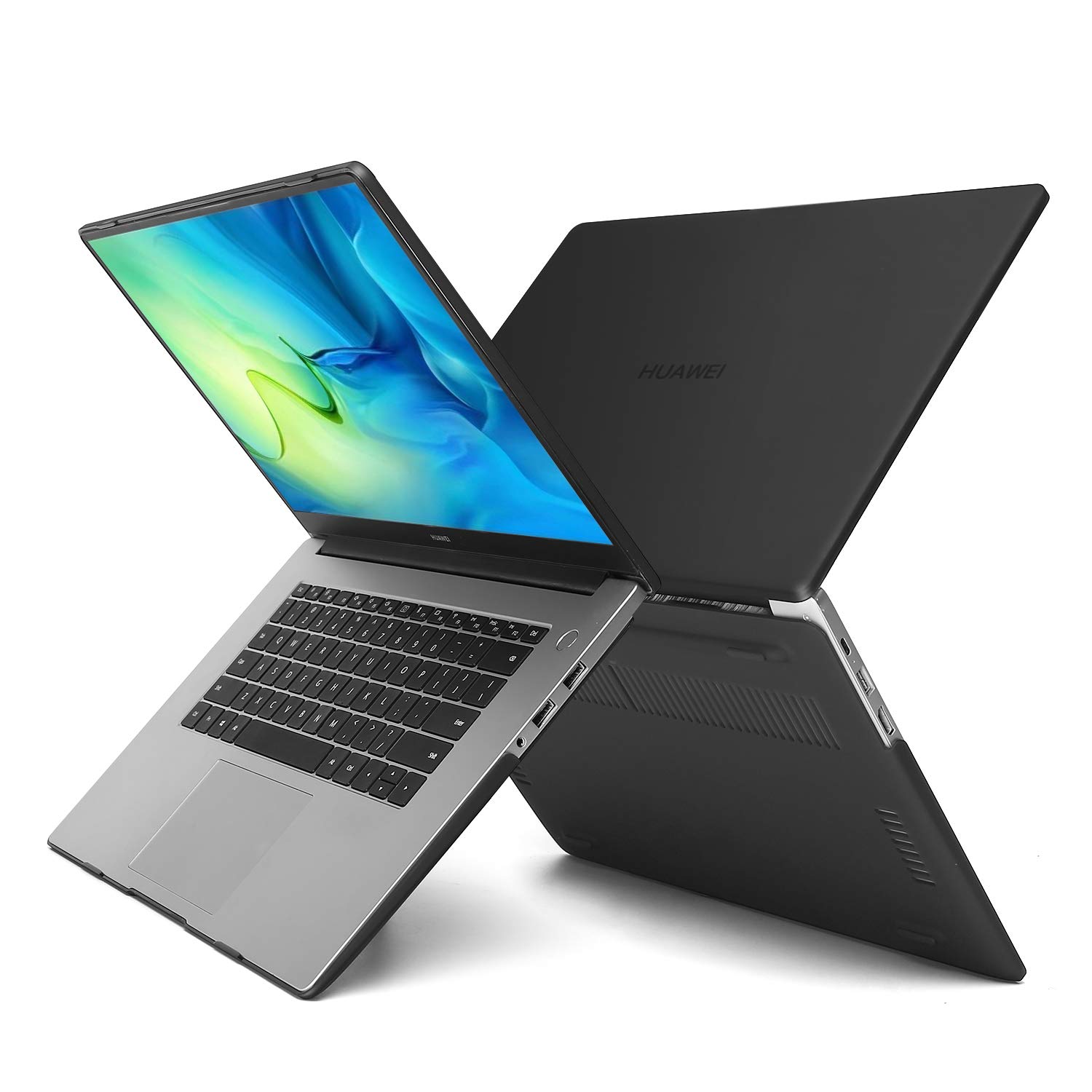Case Compatibile Per Huawei MateBook D15 2020/2021 E Honor MagicBook 15 - Cover Rigida Glassata Trasparente - 5