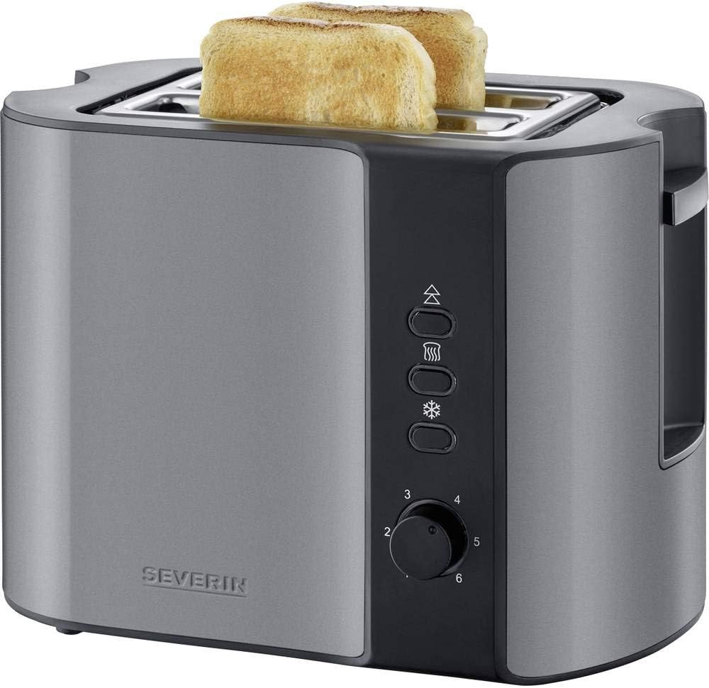 Severin SEV AT 9541 AUTOMATIK- toaster 2 slice(s) Black,Grey,Metallic 800 W