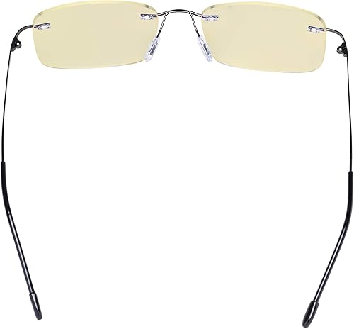 Miniatura 4 de CessBlu gafas de bloqueo de luz azul para hombres mujeres lectura ordenador anti deslumbramiento UV gafas sin montura doblable