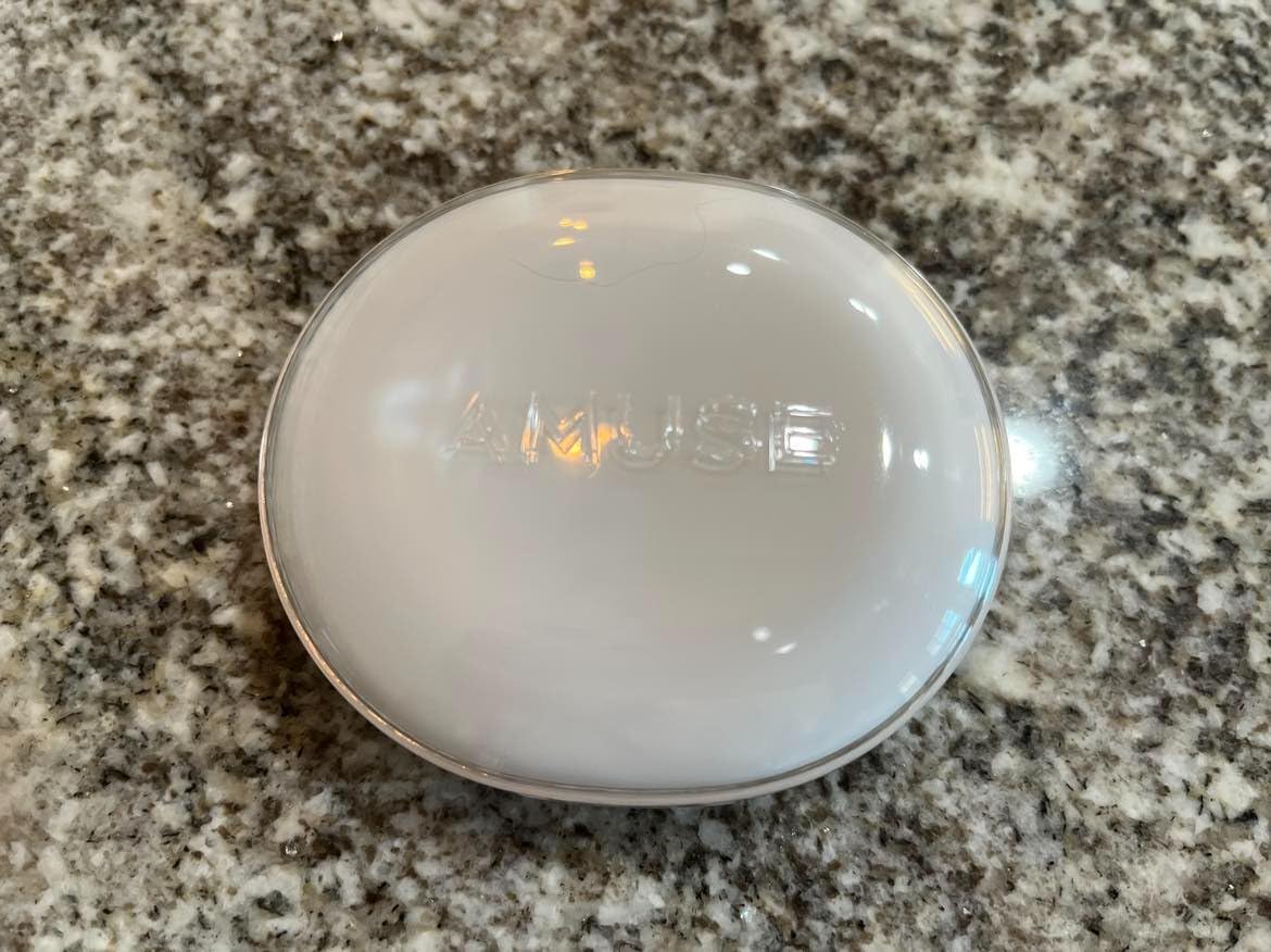 AMUSE SEOUL Ceramic Skin Perfector Cushion Foundation (02 HEALTHY) - Flawless Coverage, Semi Matte Glow, Long Lasting, Lightweight Satin Finish, Vegan, Korean Beauty Makeup (15g / 0.52oz.)