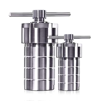 1pc Hydrothermal Synthesis Reactor with PTFE Lining - High-Temperature Autoclave for Laboratory Use30ml Anti-Explosion