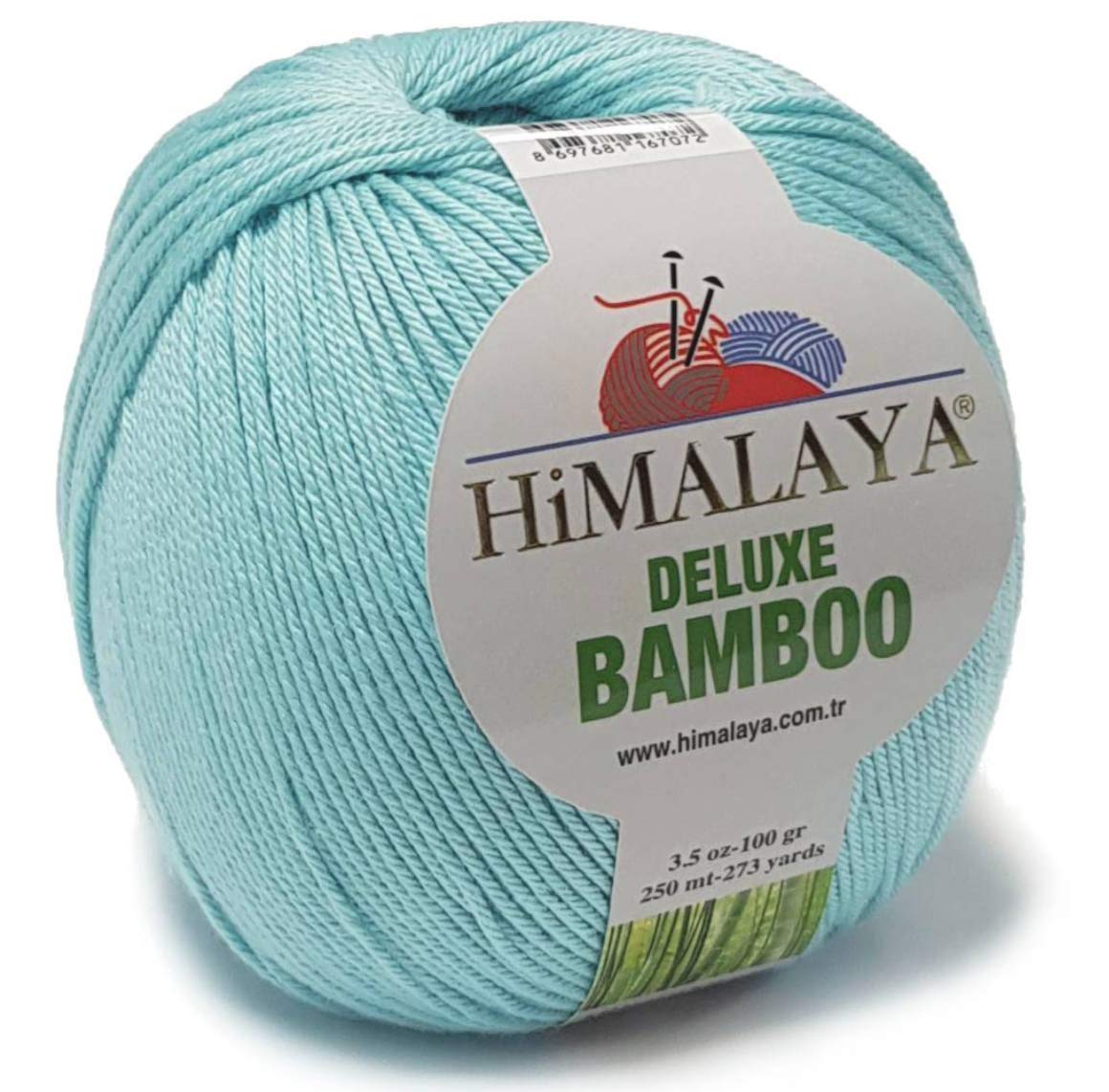 60% bambus 40% bawełna Himalaya Deluxe Bambus DK i lekki czesany 8-warstwowa turecka przędza partia 4 skein/kulka 400 g kolor (15)