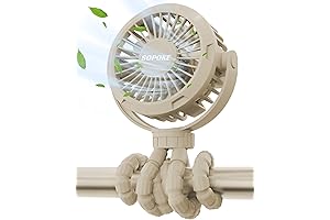 Mini Portable Stroller Fan: Cool Comfort for Little Ones On-the-Go