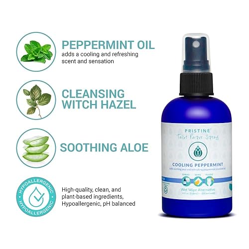 Miniatura 2 de Spray de papel higiénico PRISTINE - Como se ve en Shark Tank, toallitas de limpieza personal más naturales y alternativa a las toallitas húmedas