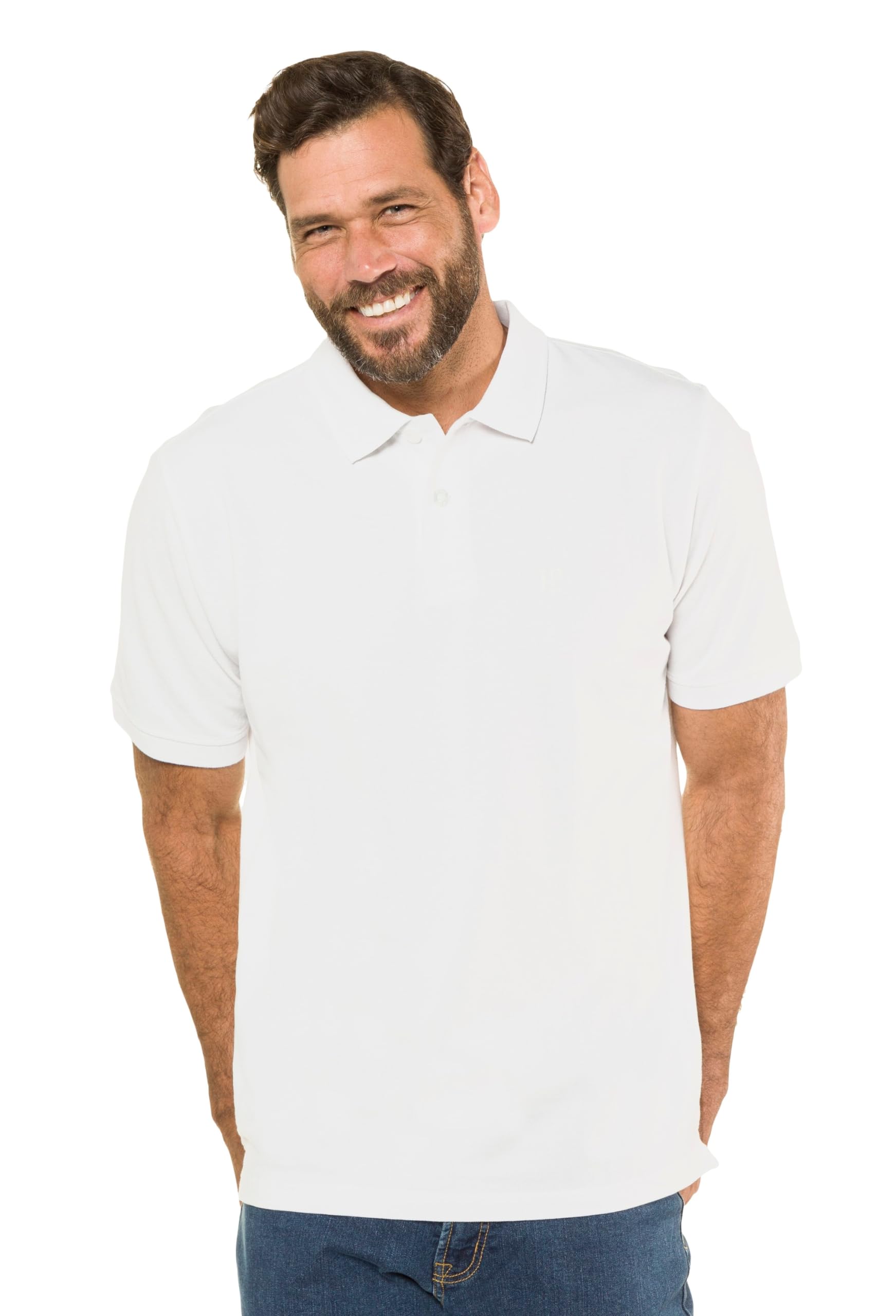 JP 1880 Hommes Grandes Tailles L-8XL Polo en piqué, Manches Courtes, Collection Basic 702560