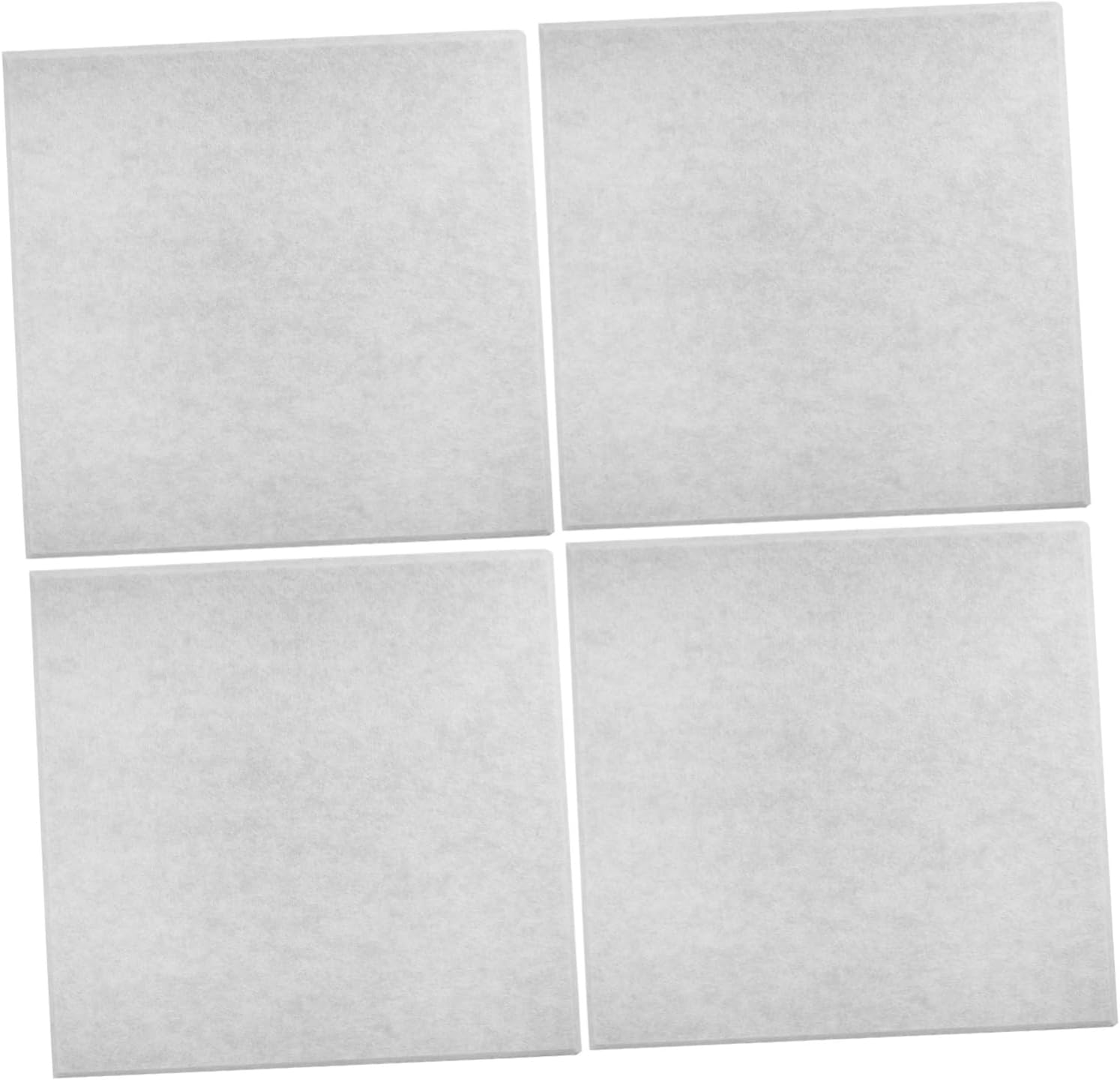 4pcs Felt Bulletin Board for Bedroom Wall Pin Board Felt Square Tiles Cork Memo for Home Office
