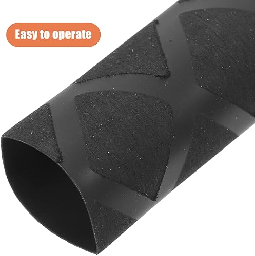 Miniatura 5 de Vaguelly 2 pares de empuñaduras para baqueta 6.5 x 0.7 in, envoltura antideslizante para baquetas, fundas termorretráctiles para baquetas, baquetas