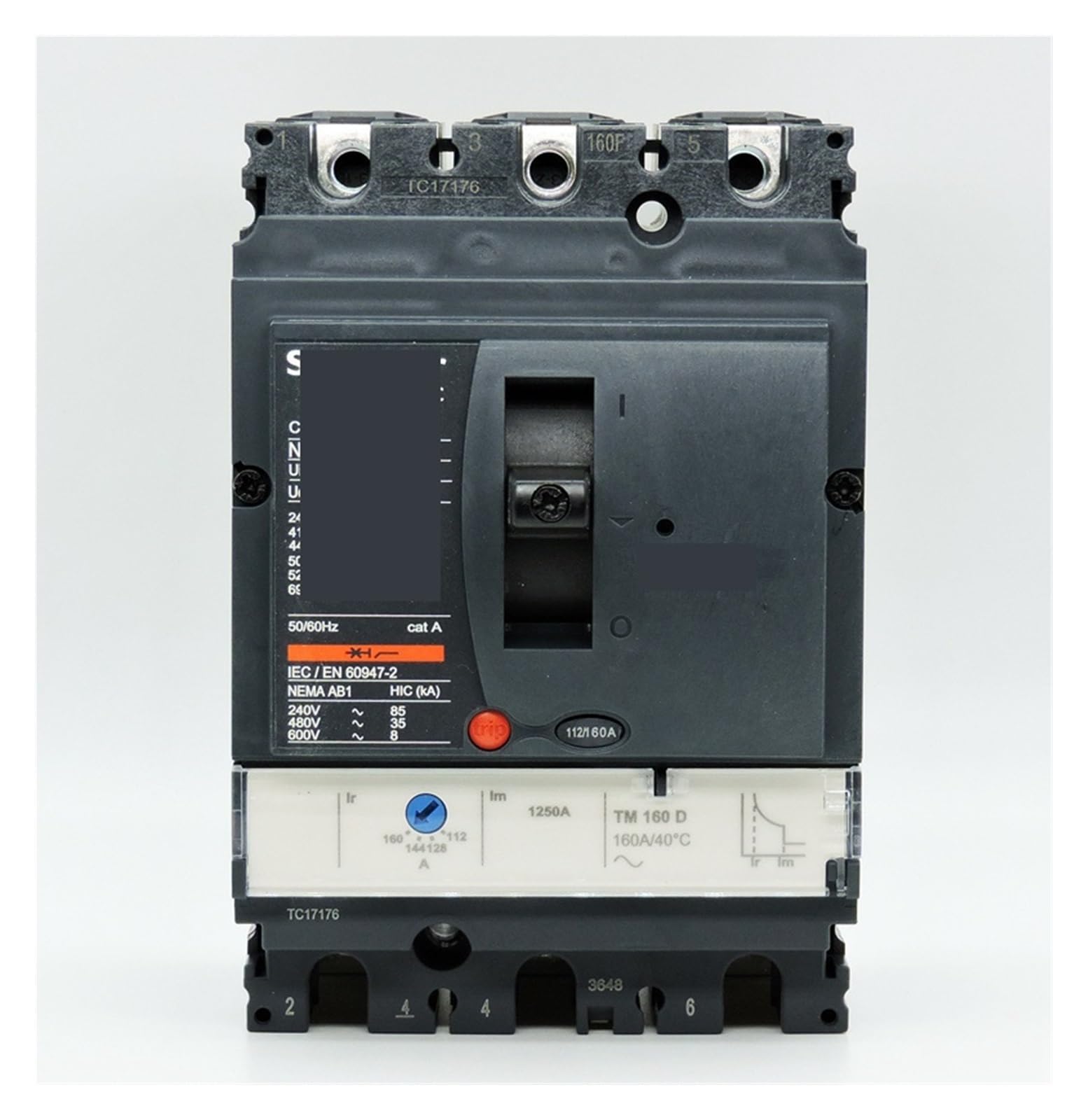 Disjoncteur NSX100F TM100D 3P3D Schneider LV429630 boîte moulée