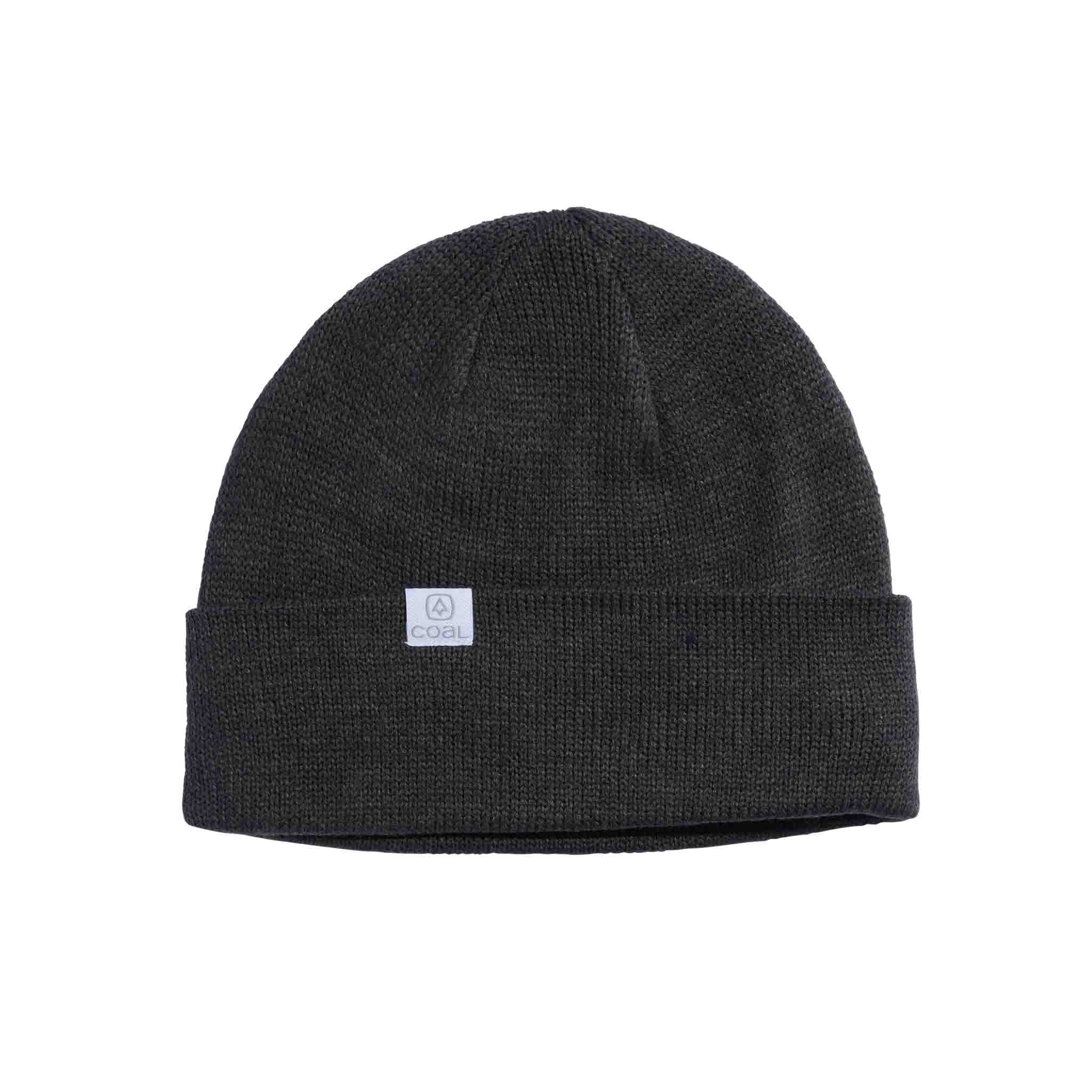 CoalFLT Recycled Lightweight Knit Beanie Hat - Charcoal