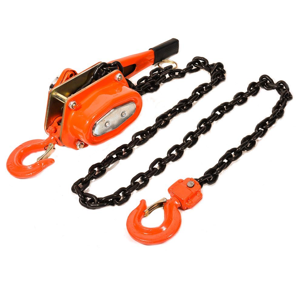 Nisorpa Chain Block Lever Hoist Came Along 0.75T/750KG Capacity Manual