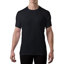 THOMPSON TEE Men's Sweatproof Undershirt - Cotton Crew Neck - Original Fit - with Sweat Pads
