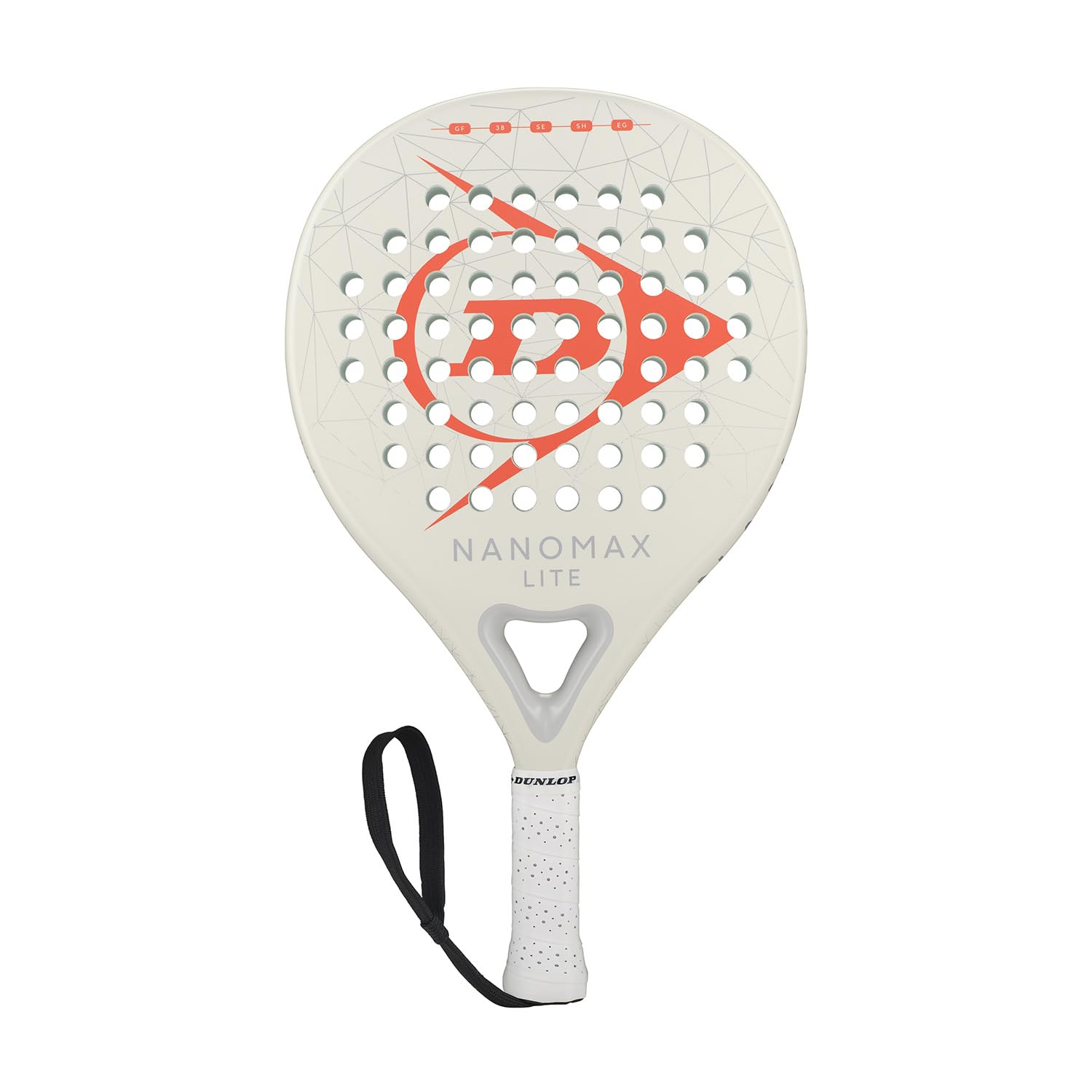 Dunlop Padel Bat Nanomax – Hybridform, Graphit-Rahmen, Medium-Balance