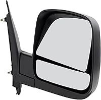Vista 2 de Espejo lateral del pasajero Kool Vue, espejo para punto ciego para Chevrolet Express 2500 3500 GMC Savana 2500 3500 2008-2021, texturizado