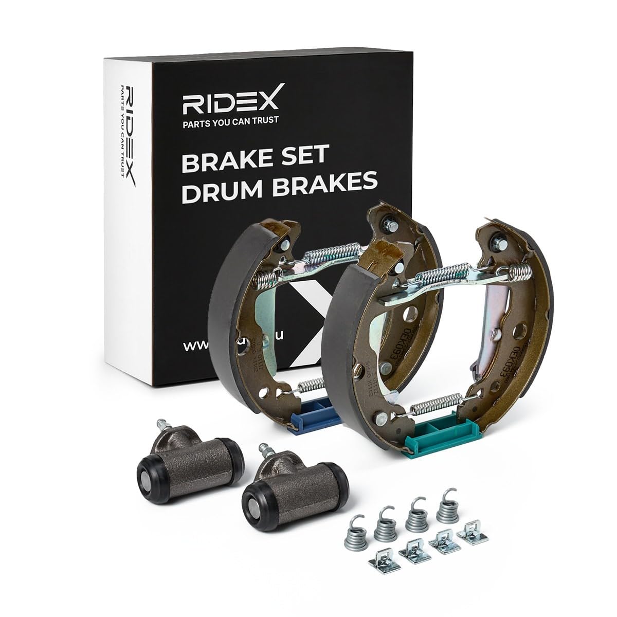 RIDEX 3859B0323 Kit frenos disco de tambor Trasero con accesorios