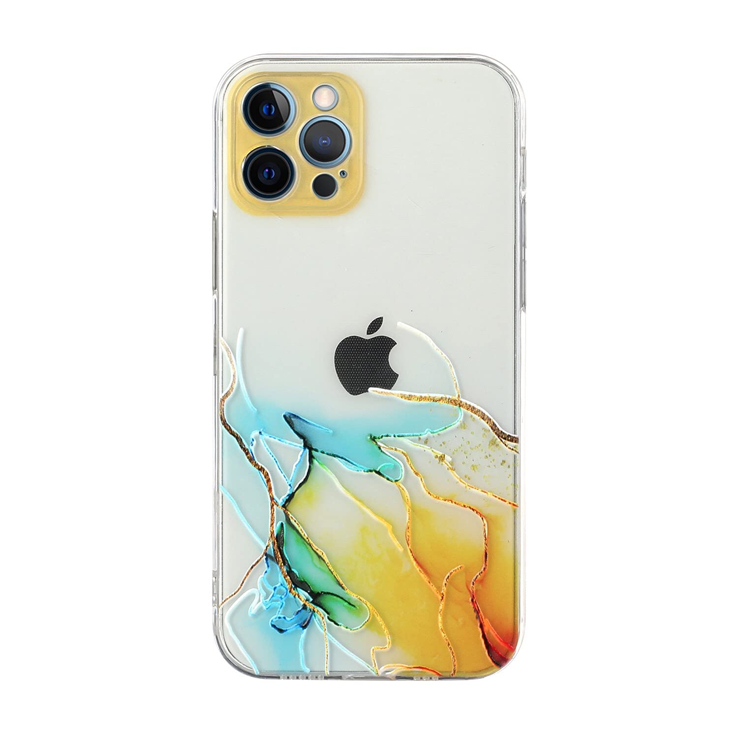 Cover Trasparente Anti-ingiallimento Per IPhone 12: Custodia Sottile In TPU Con Protezione Antiurto