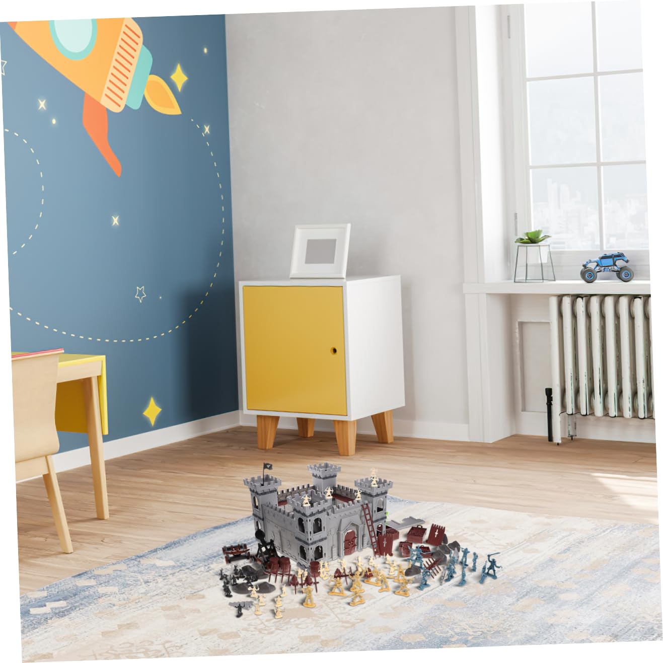 Set Da Gioco Pirata 310 Pezzi Castello e Accessori Per Ragazzo Ragazza, Giocattoli Pirata in Plastica Sicura Per Ragazzi, Set Da Gioco Educativo Per Feste e Compleanni