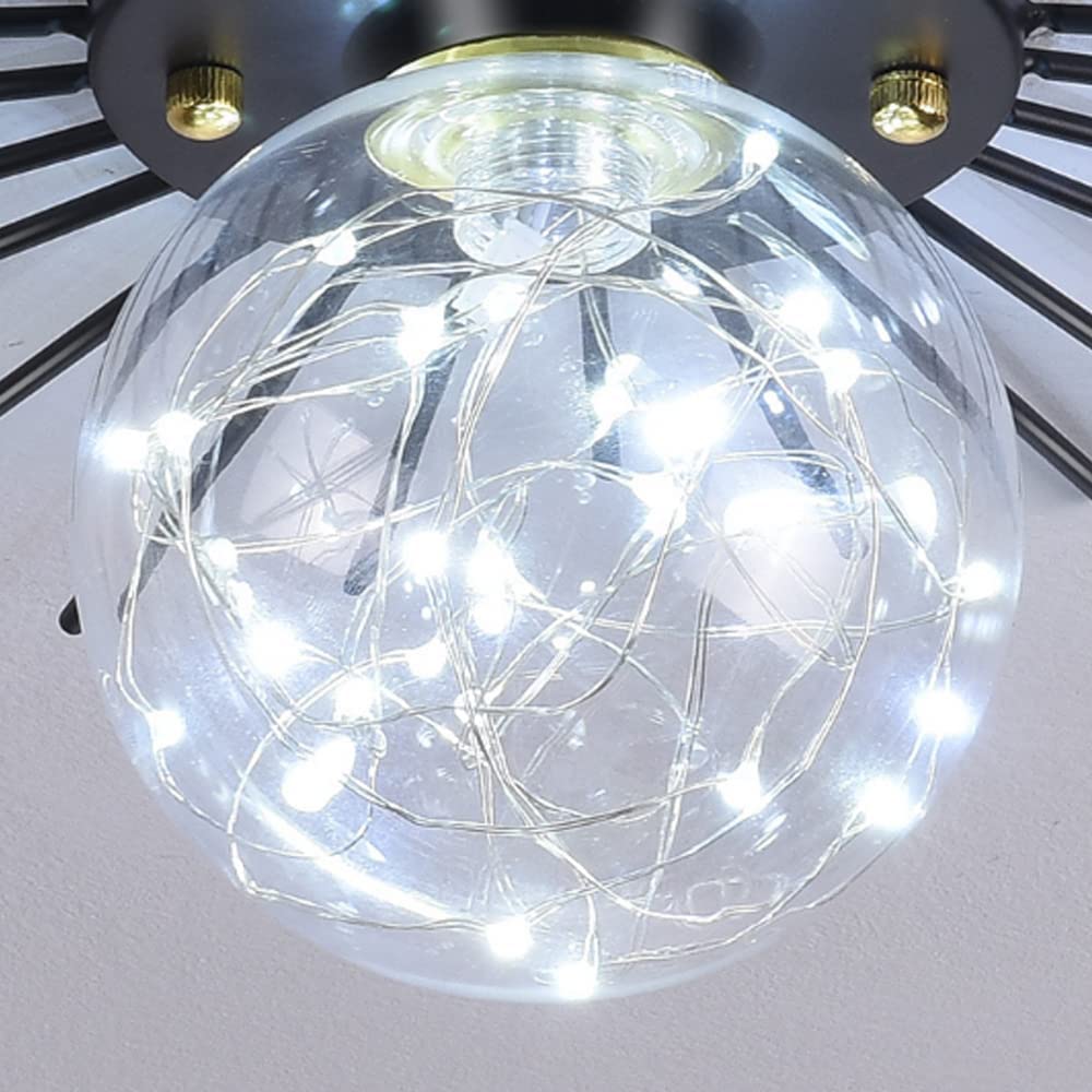 Lámpara de pared con pantalla de vidrio, lámpara de pared Moderna geométrica de Oro nórdico, adecuada para dormitorio, mesita de Noche, Sala de estar, comedor, entrada, comedor, lámpara de Par
