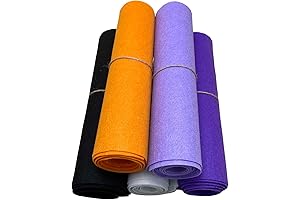 5PCS Purple Felt Fabric Sheets for Crafts and DIY Projects