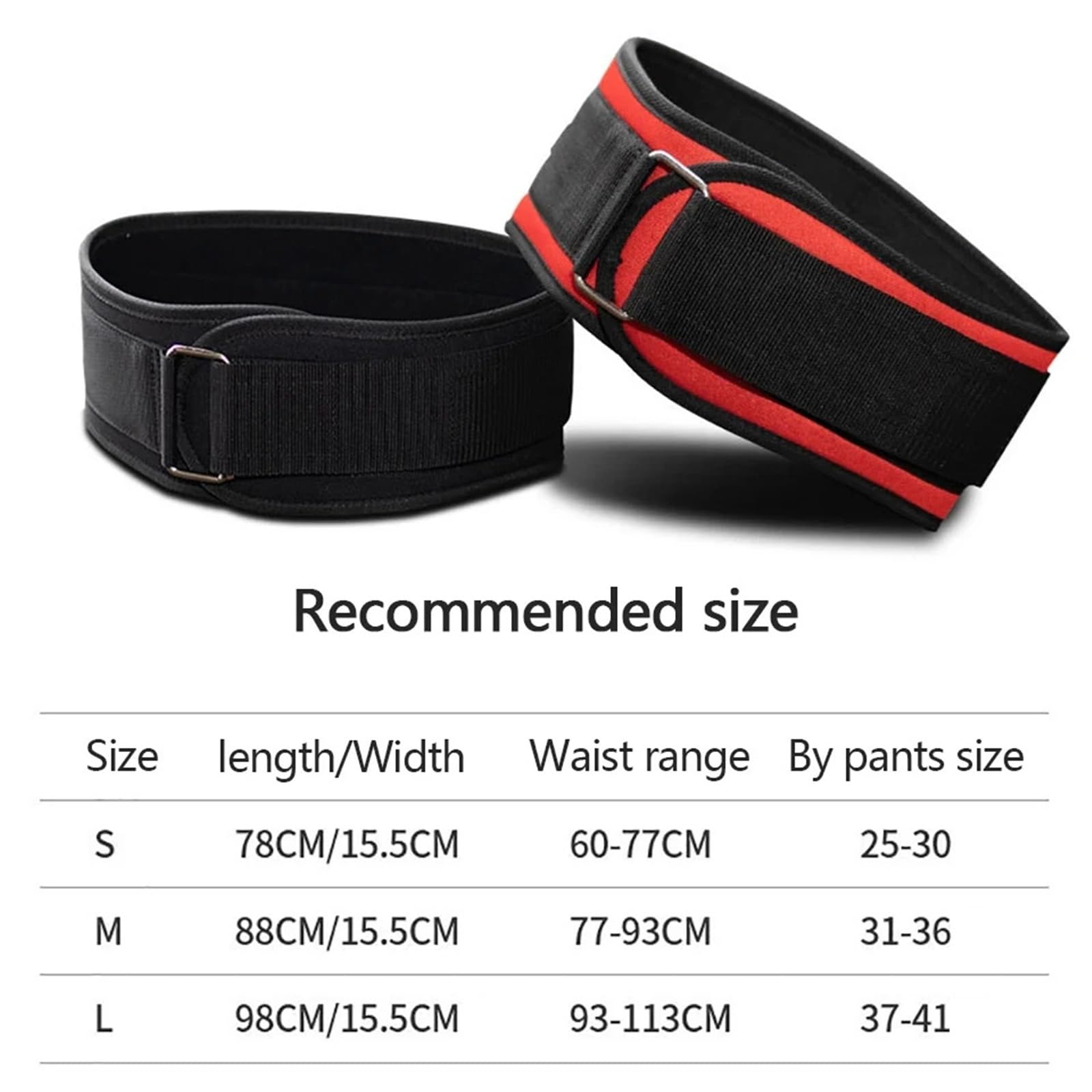Ceinture d'haltérophilie de Sport réglable, entraînement Squat, soutien lombaire, bande Fitness, haltères, Deadlifts Pour Powerlifting